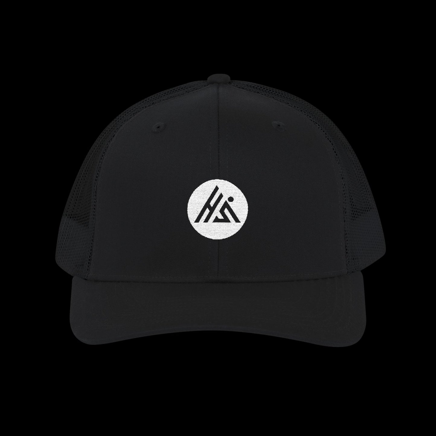 His Logo Embroidered Snapback Trucker Hat