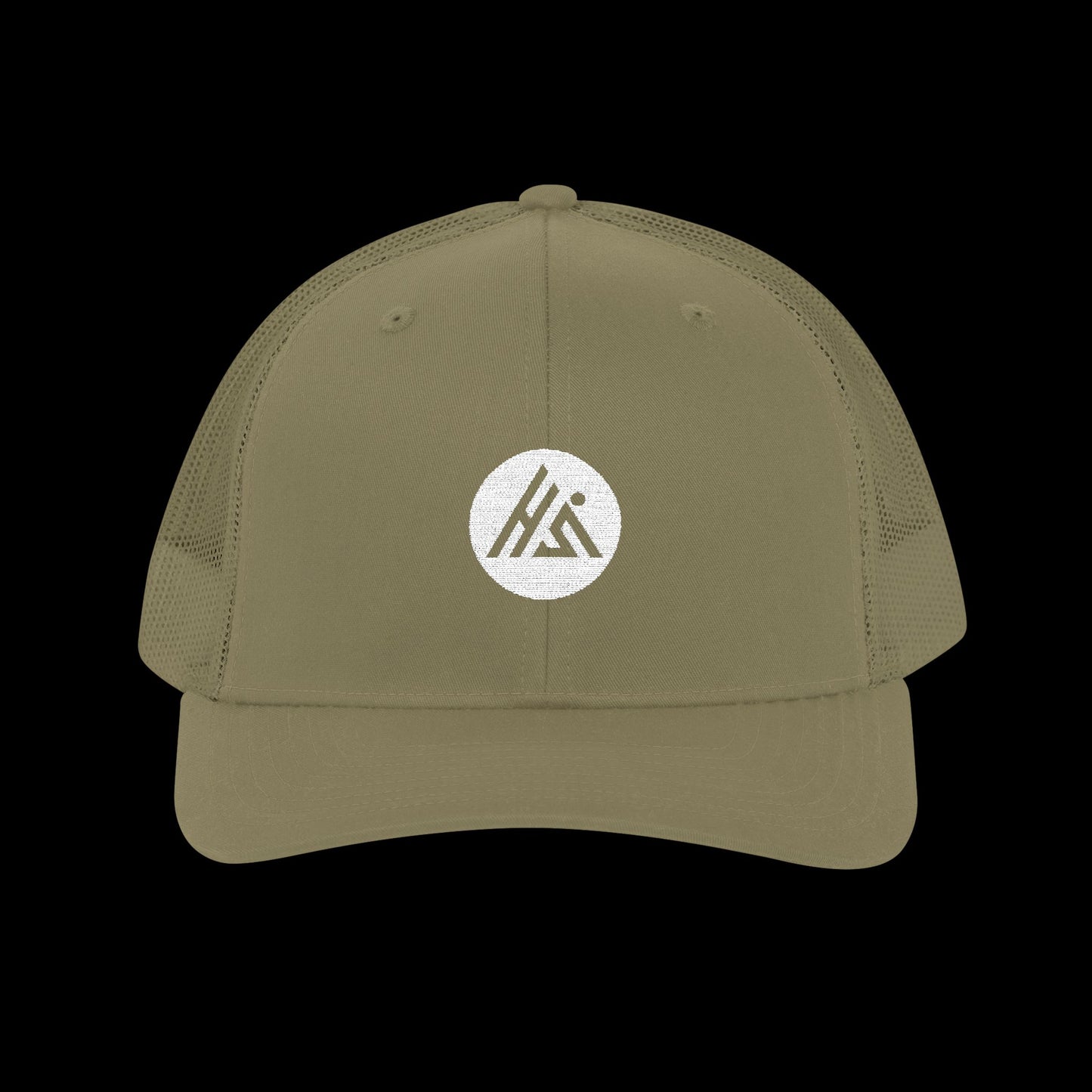 His Logo Embroidered Snapback Trucker Hat