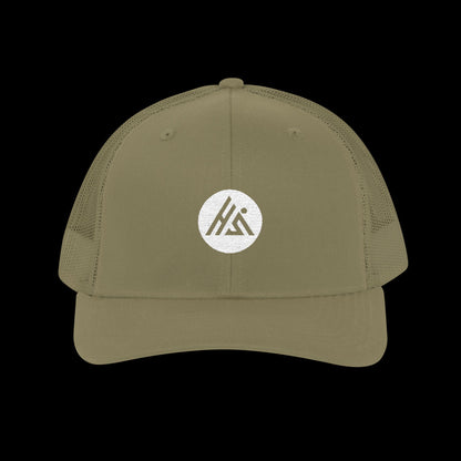His Logo Embroidered Snapback Trucker Hat